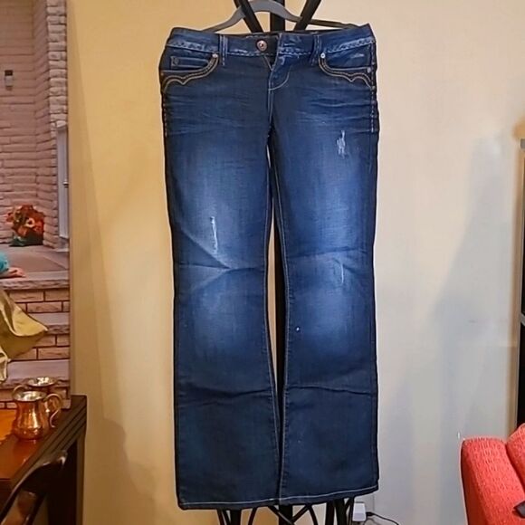 Guess Foxy Flare emboidered jeans size 26 - Picture 1 of 7